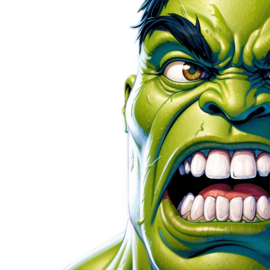 Hulk Face Caricature Png Aho17