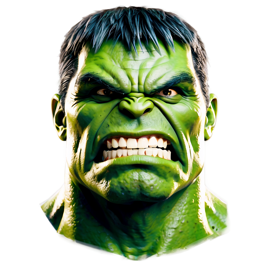 Hulk Face Drawing Png 06272024