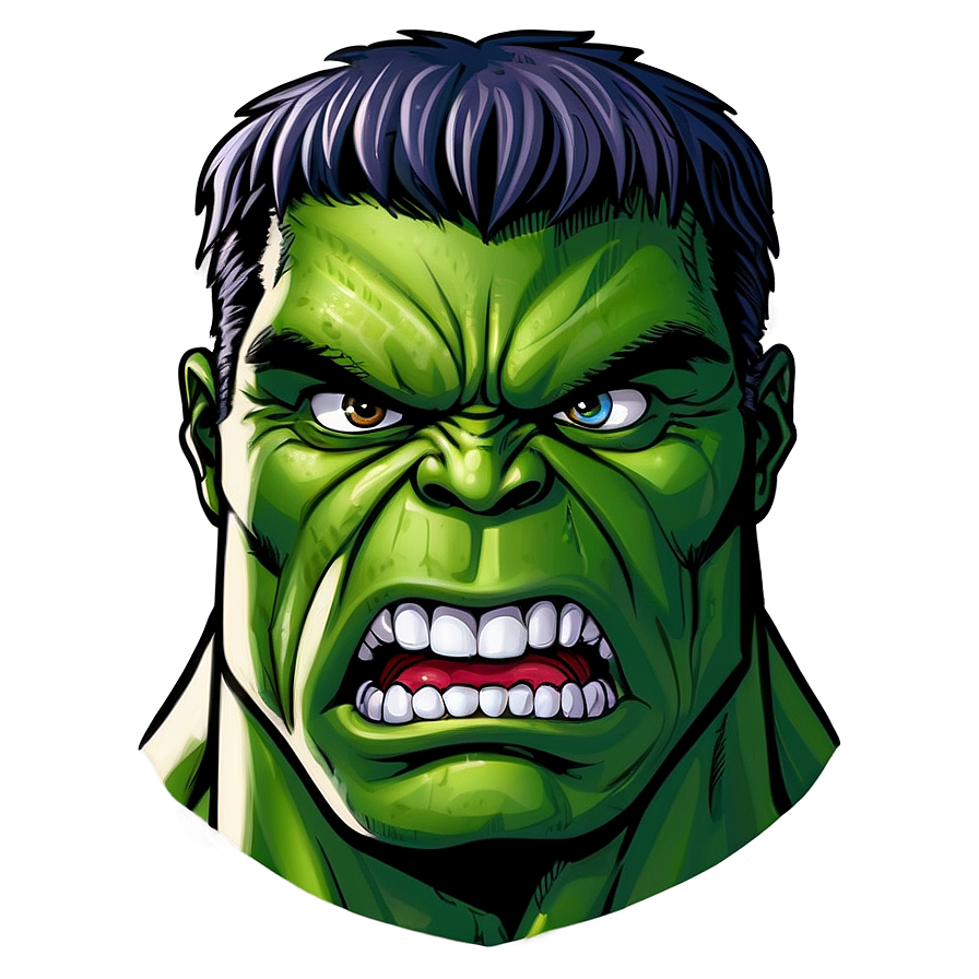 Hulk Face Vector Png 10