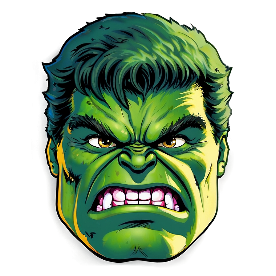 Hulk Face Vector Png Sqe34