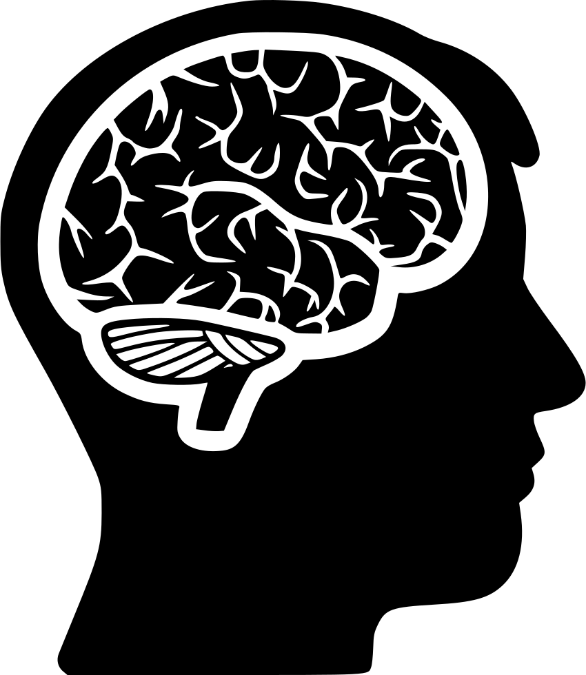 Human Brain Silhouette Outline