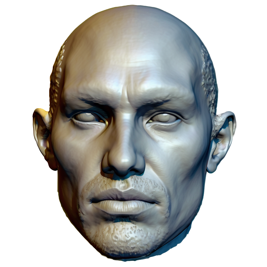 Human Head For Sculptors Png 43