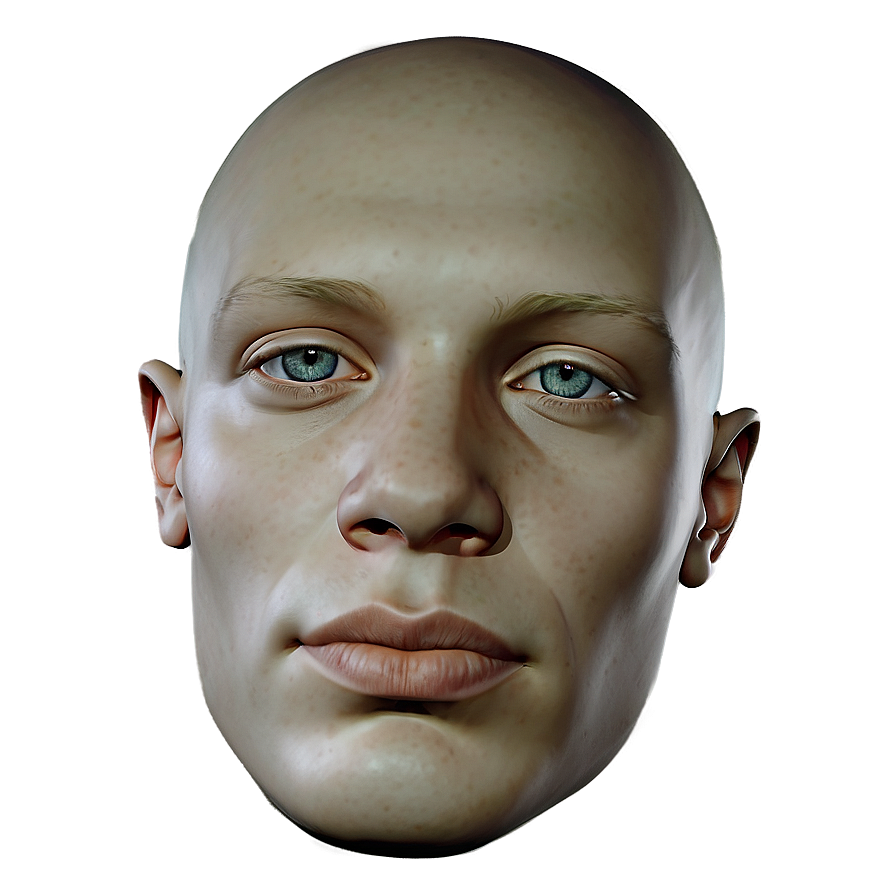 Human Head With Facial Features Png 11