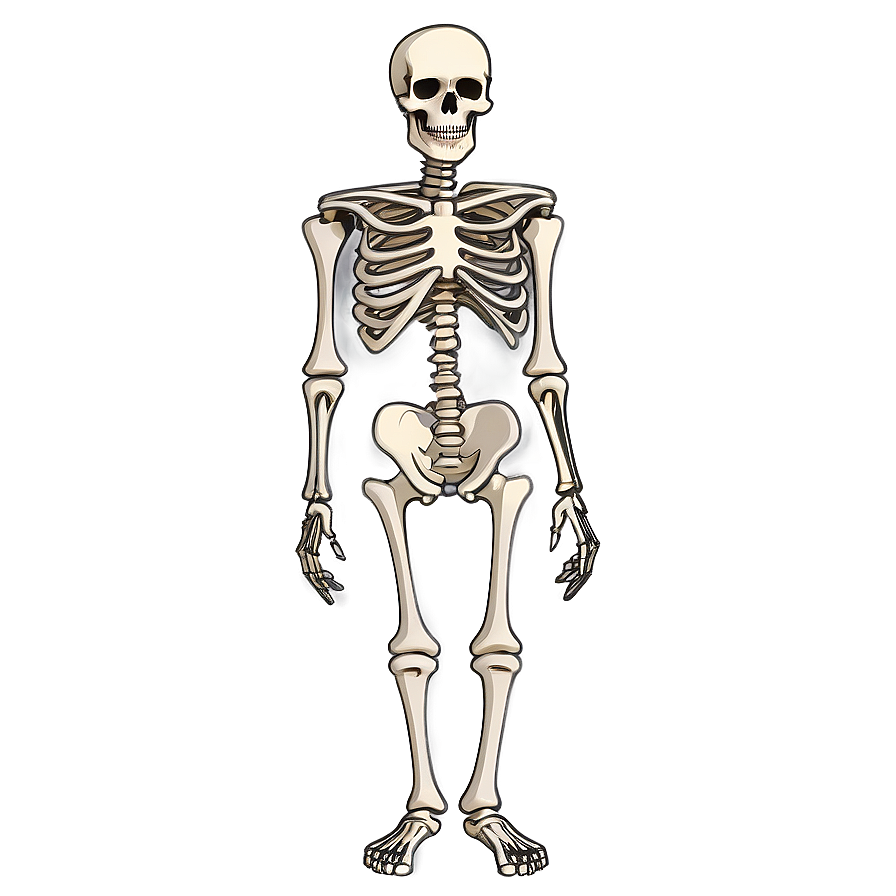 Human Skeleton Cartoon Version Png Ymn1