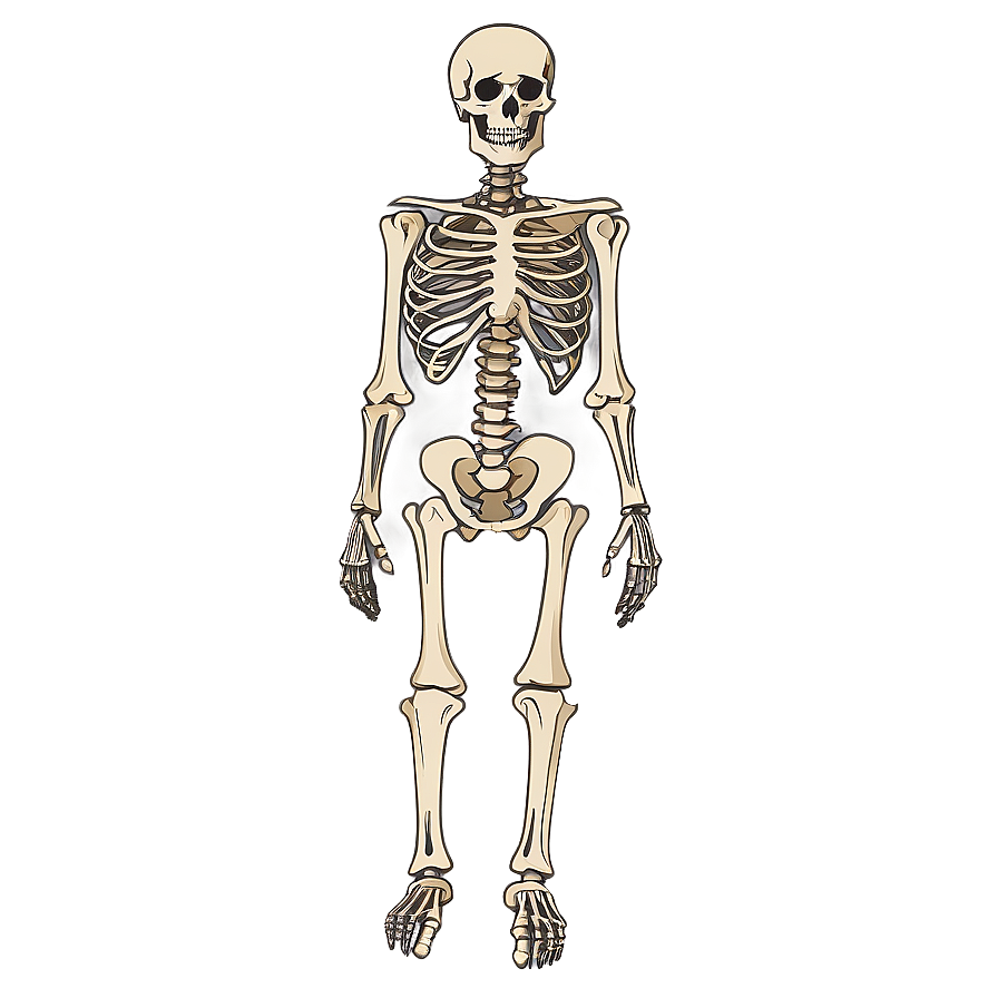 Human Skeleton Digital Art Png Joh66