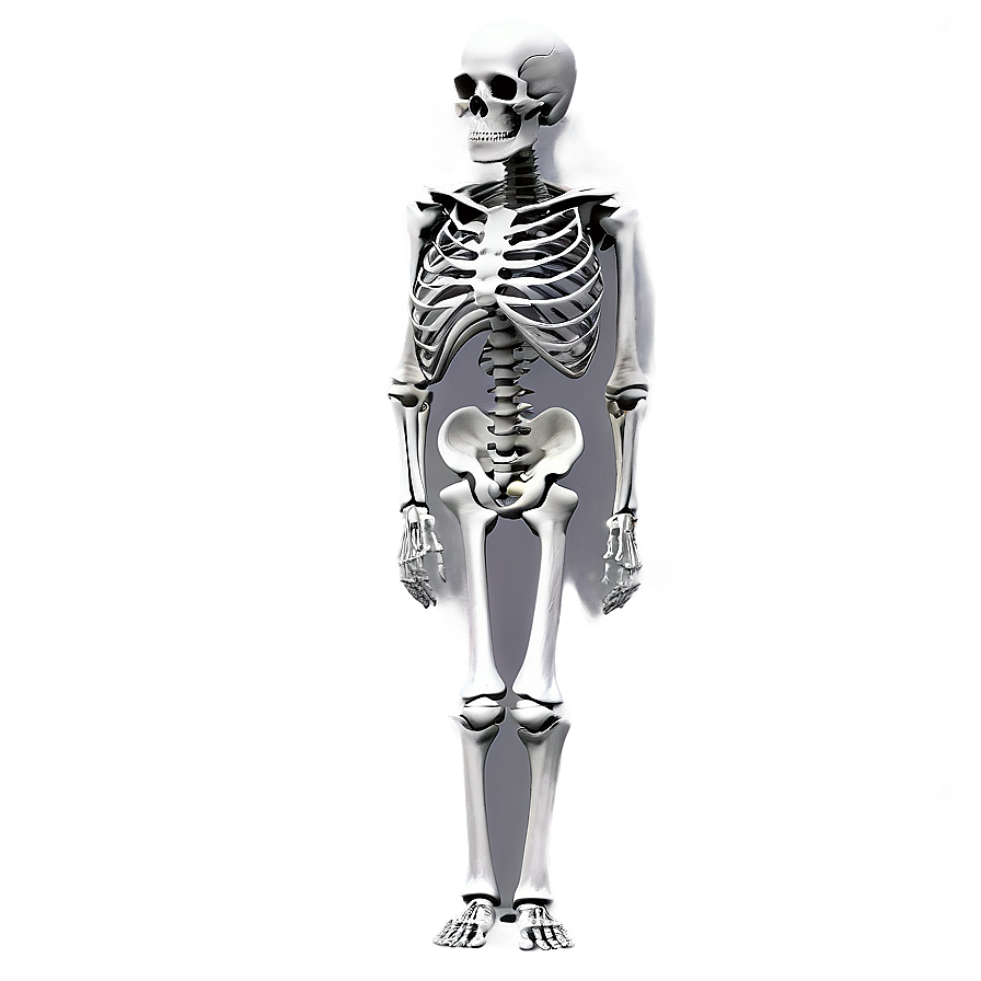 Human Skeleton Showing Bone Density Png 06262024