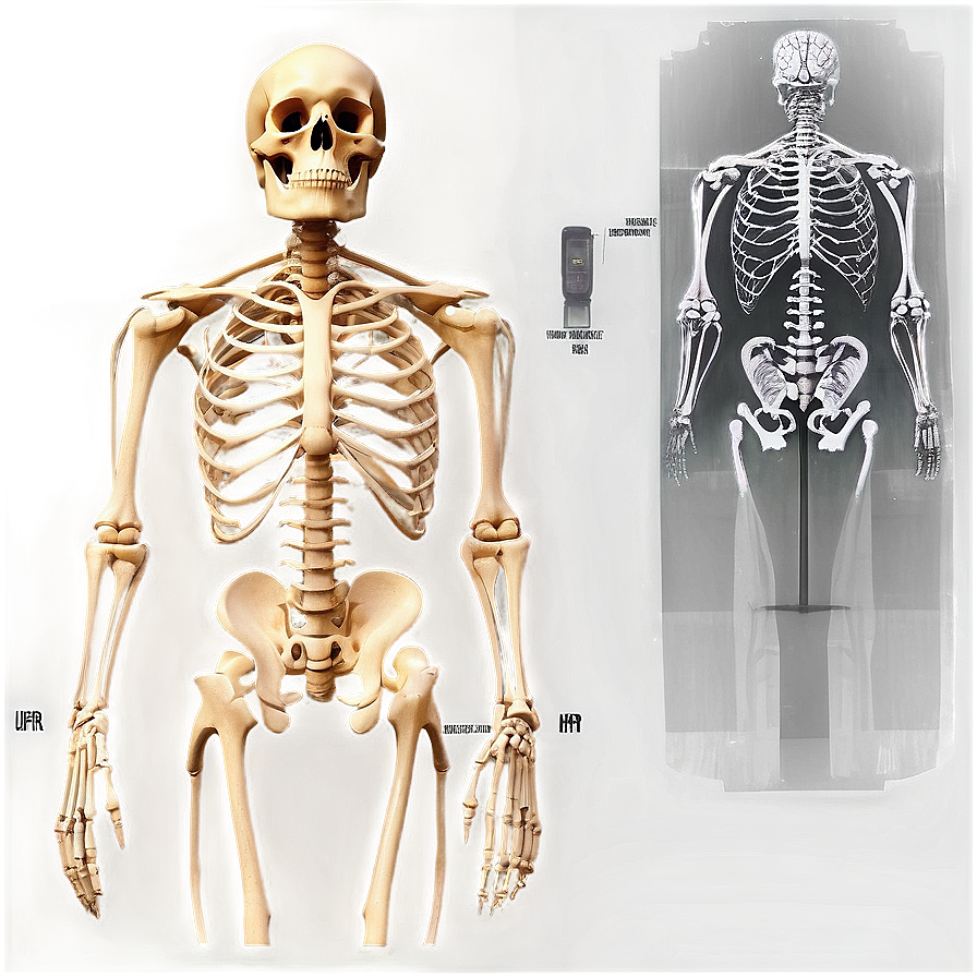 Human Skeleton With Nervous System Png 81