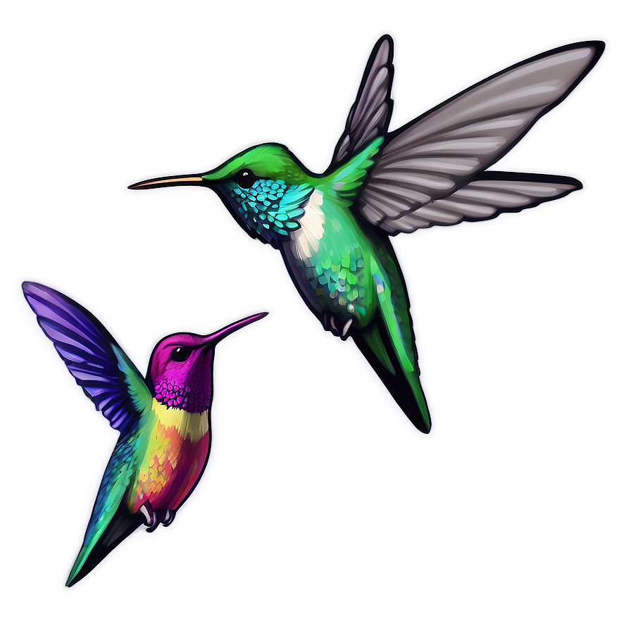 Hummingbird Digital Art Png 88