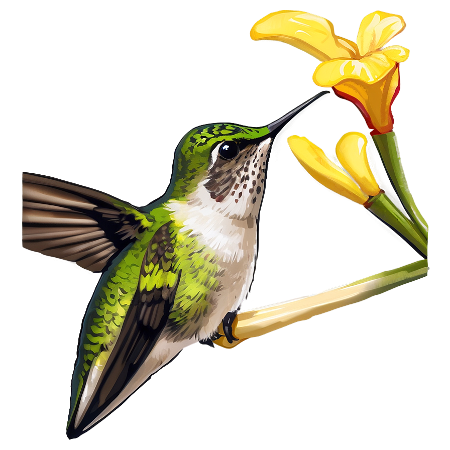 Hummingbird Feeding Png Ewx32