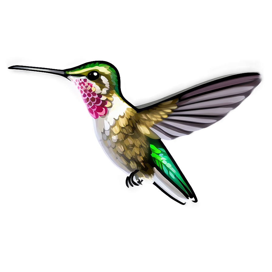 Hummingbird In Flight Png 05212024