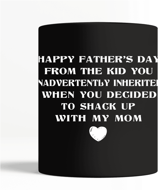 Humorous Fathers Day Mug Message