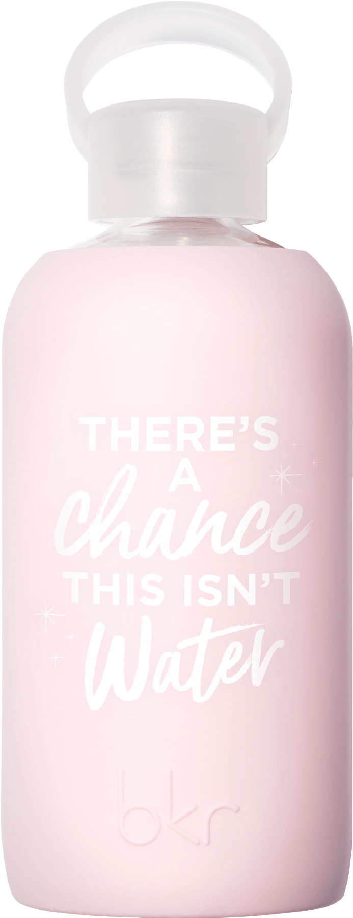 Humorous Pink Water Bottle