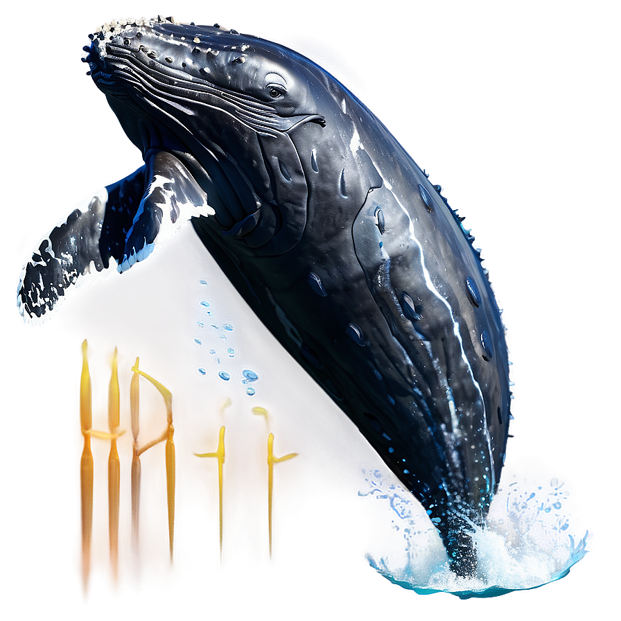 Humpback Whale And Diver Interaction Png Hga