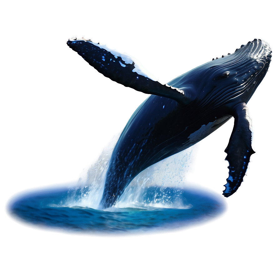 Humpback Whale Fluking Behavior Png Jof81