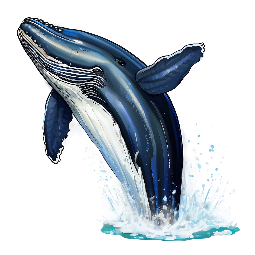 Humpback Whale Jumping Animation Png 06212024