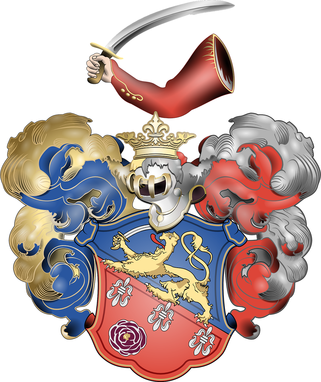 Hungarian Coatof Arms Illustration