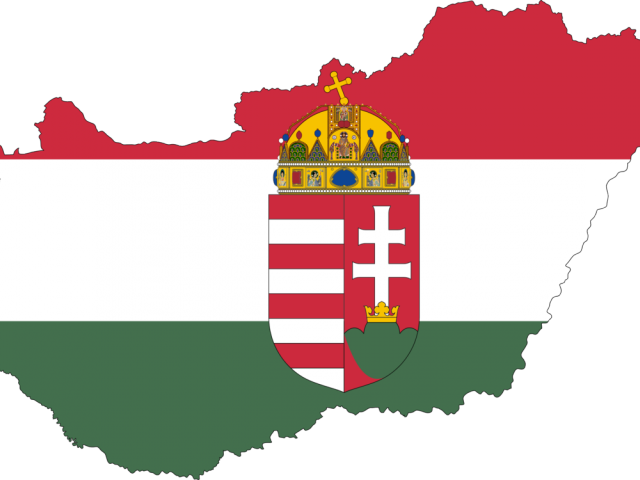 Hungary Mapwith Coatof Arms