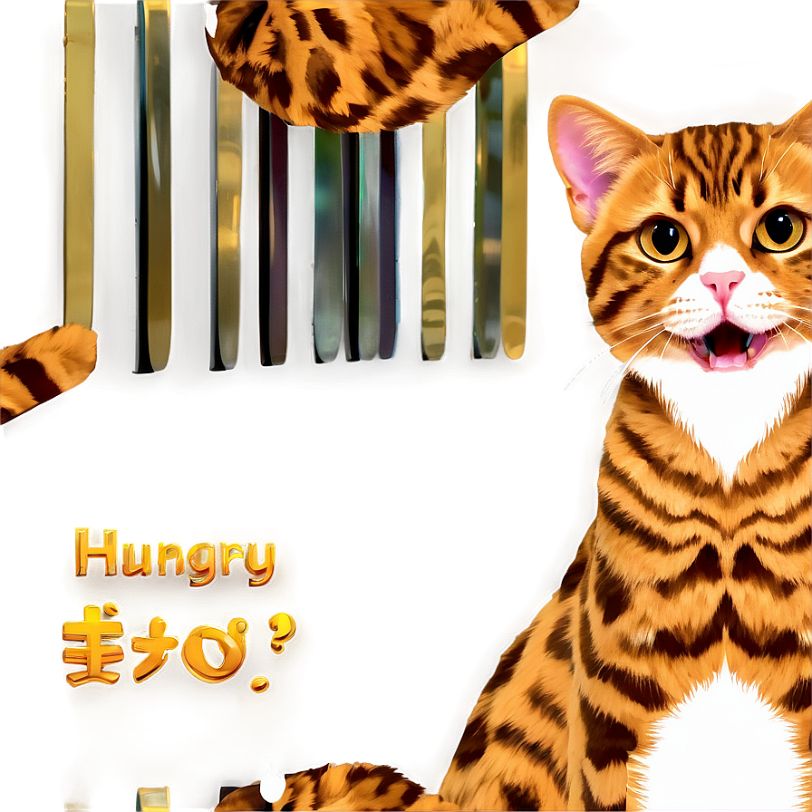 Hungry Cat Expression Png C