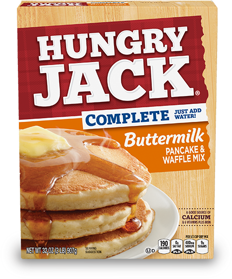 Hungry Jack Buttermilk Pancake Mix Box