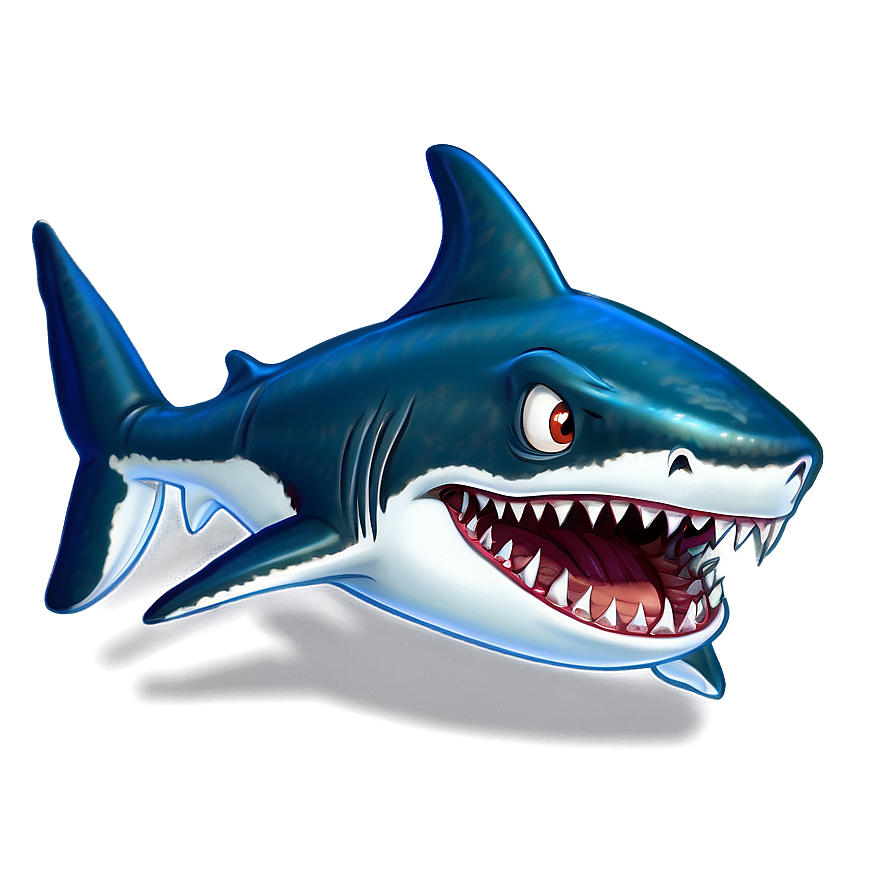 Hungry Shark Cartoon Png 06262024