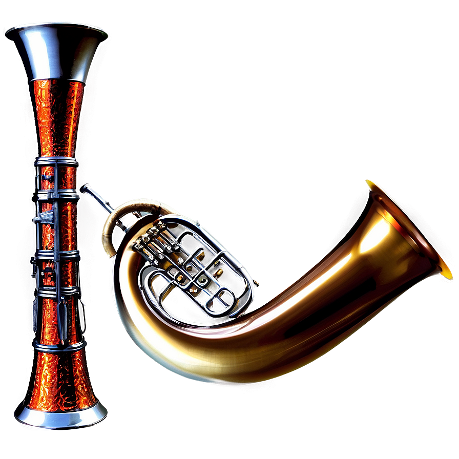 Hunting Horn Design Png 06132024