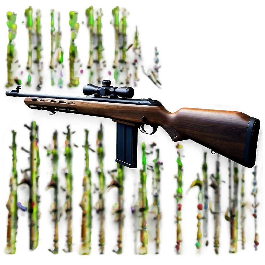 Hunting Rifle Ready To Fire Png Hbc1