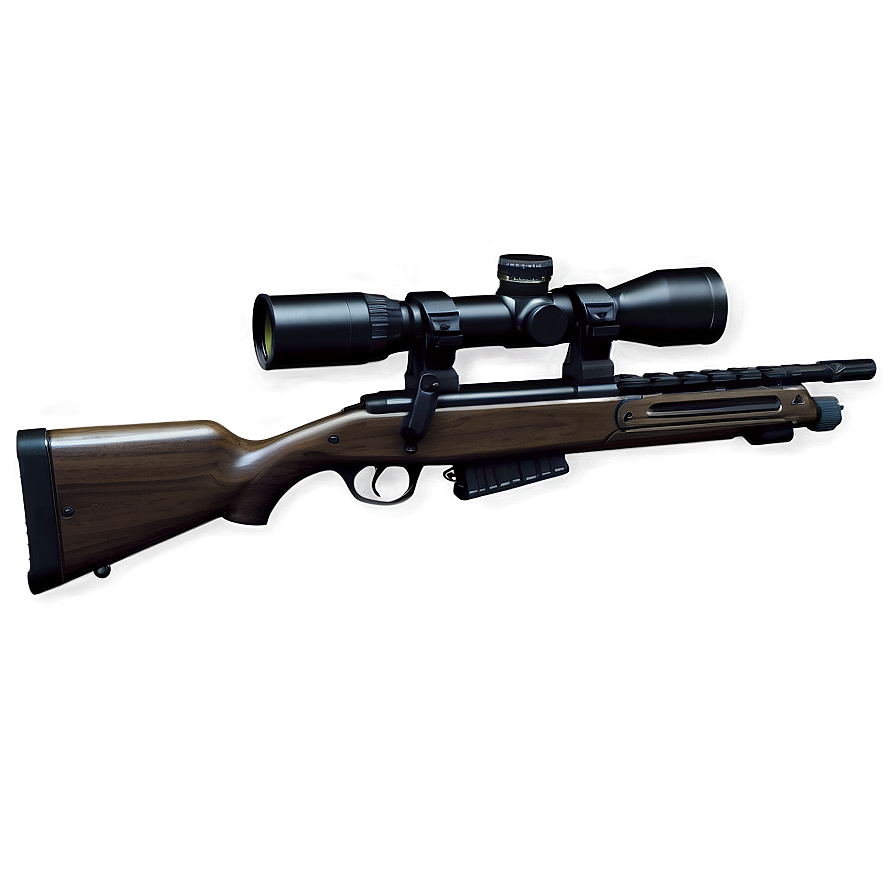 Hunting Rifle With Night Vision Png Kav37