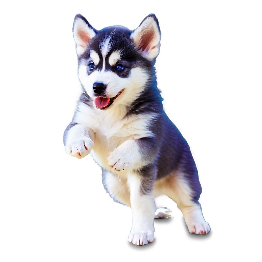 Husky Puppy Playing Png Uly