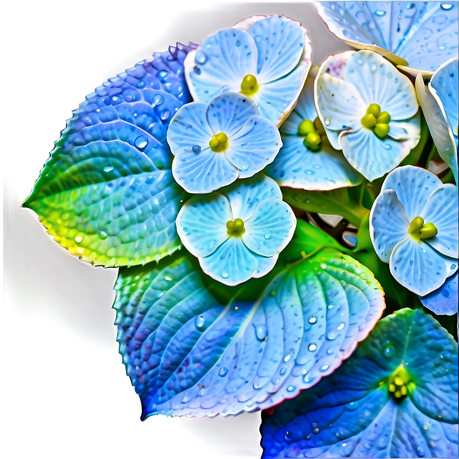 Hydrangea Close-up Png Mkx99
