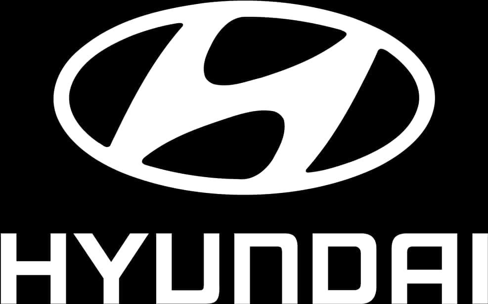 Hyundai Logo Blackand White