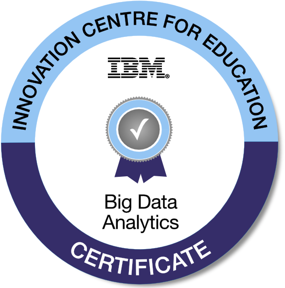 I B M Big Data Analytics Certificate