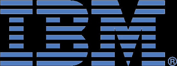 I B M Logo Striped Design