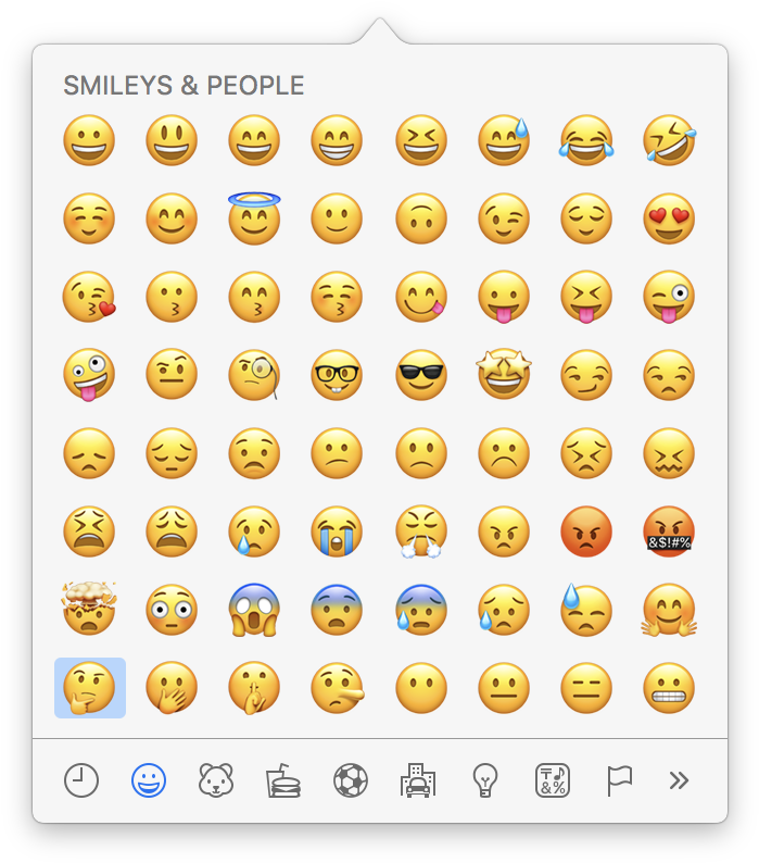 I Phone Emoji Selection Smileys People