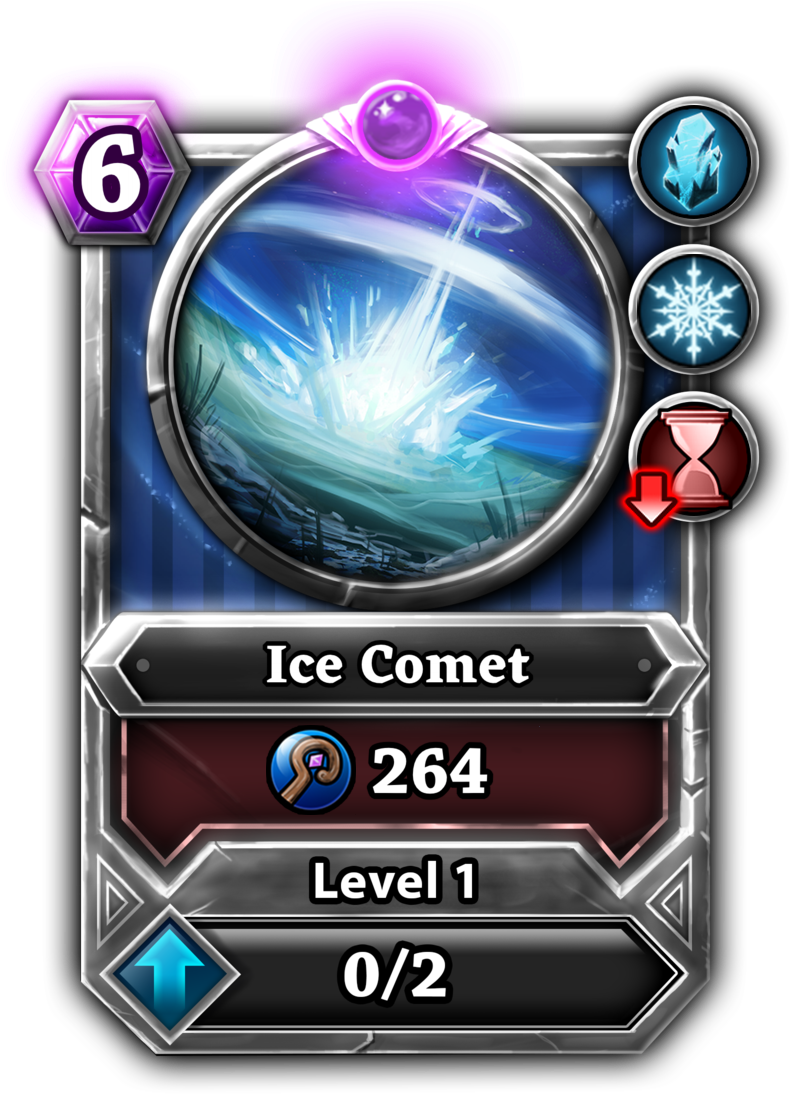 Ice Comet Collectible Card