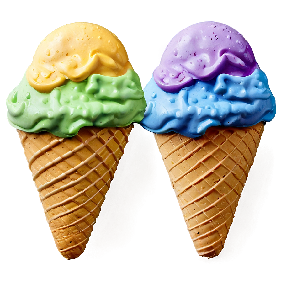 Ice Cream Colors Palette Png 2