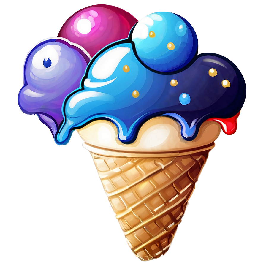 Ice Cream Cone Sketch Png 33