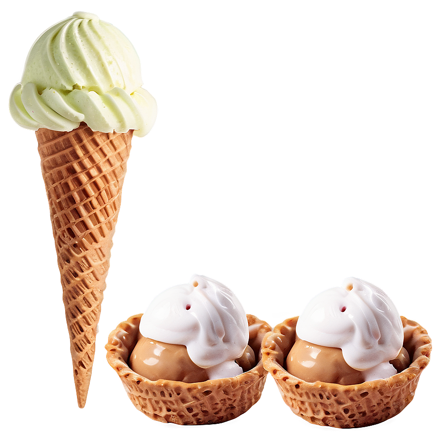 Ice Cream Cup Dessert Png Hjg54