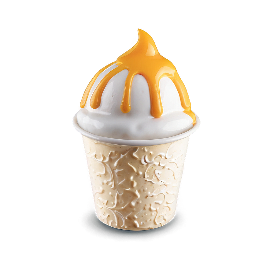 Ice Cream Cup With Sauce Png 66