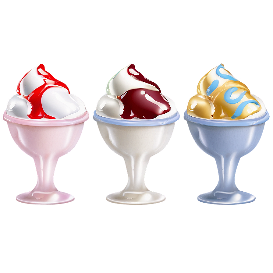 Ice Cream Cup With Sauce Png Anb41