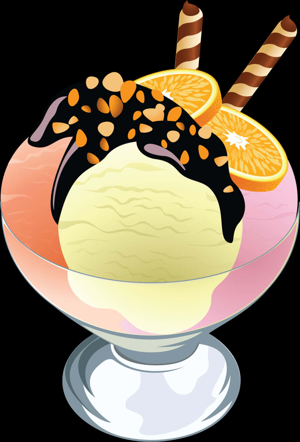 Ice Cream Sundae Clipart