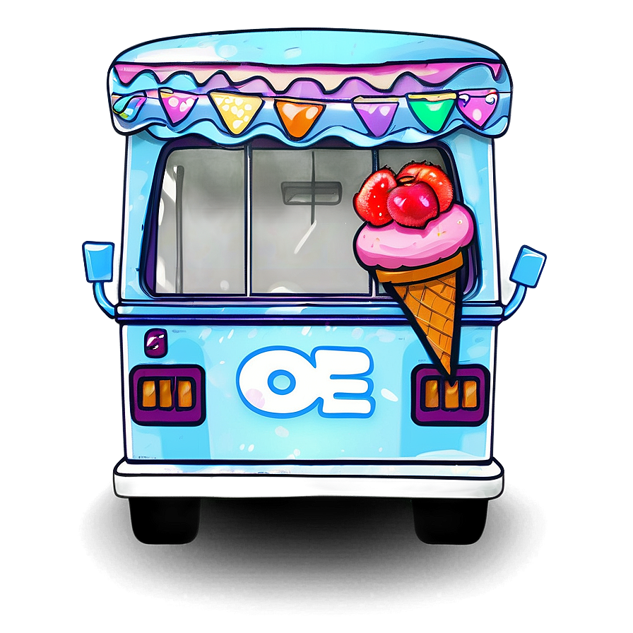 Ice Cream Truck Full Of Treats Png 58