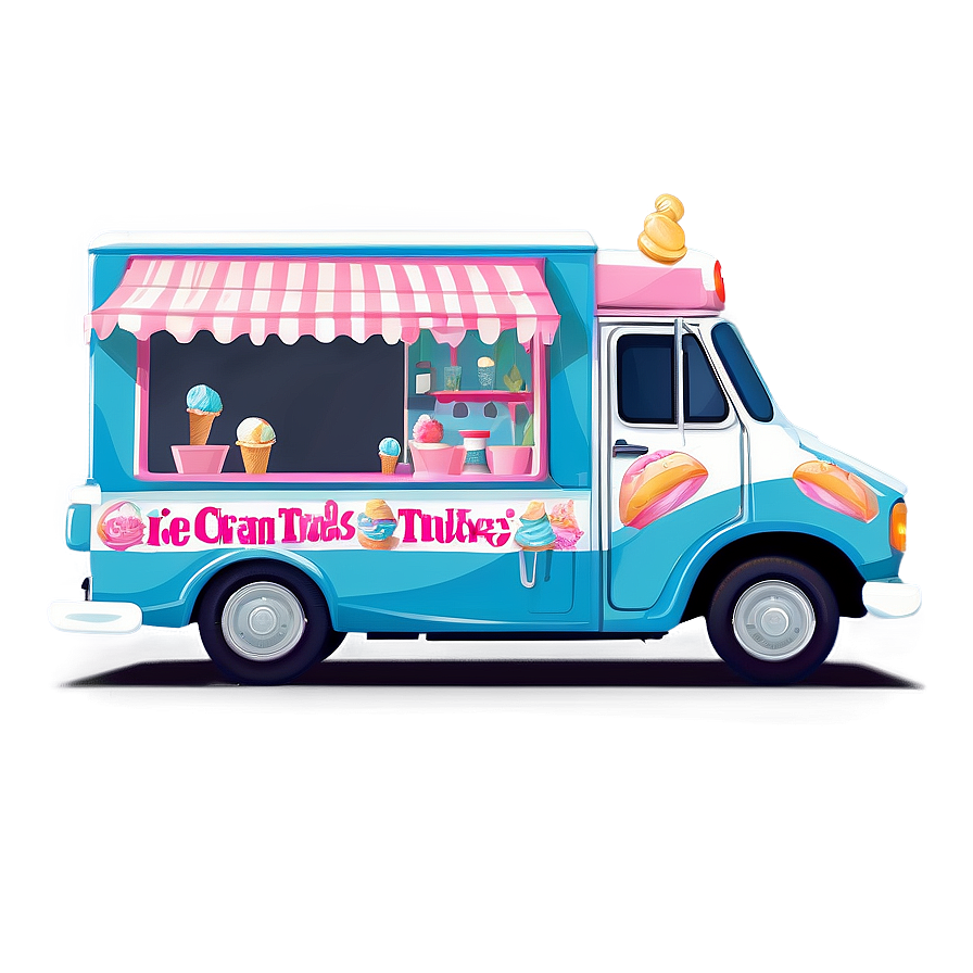 Ice Cream Truck Special Edition Png Pjp