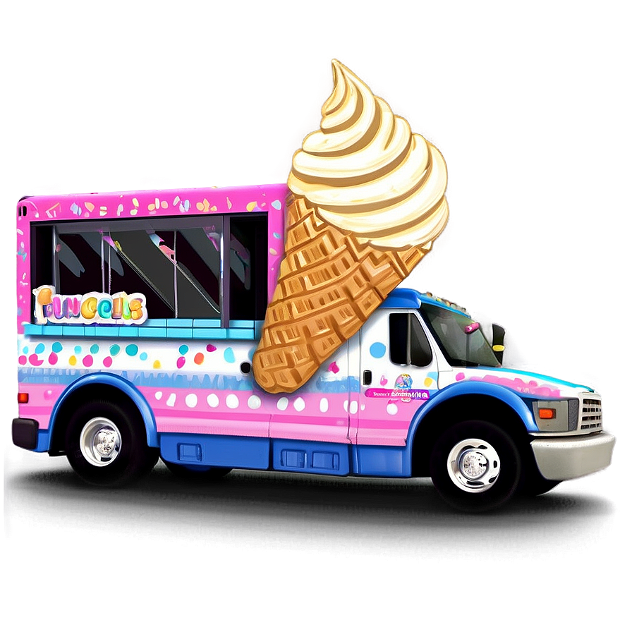 Ice Cream Truck Special Edition Png Psq