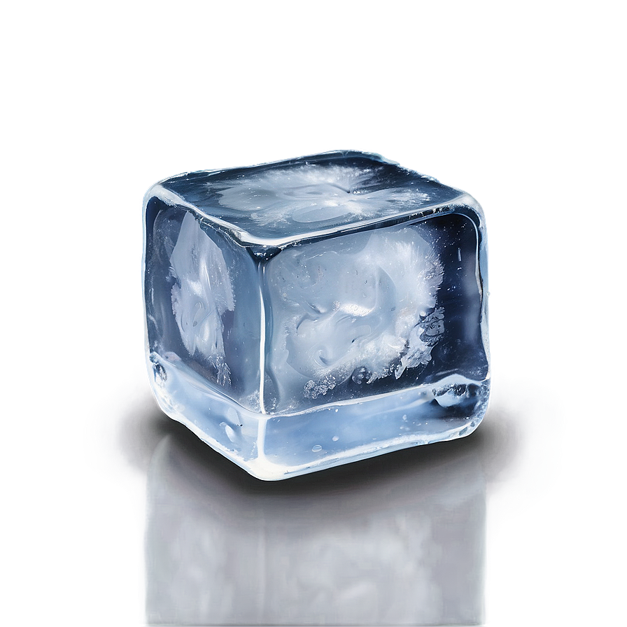 Ice Cube Closeup Png Gww