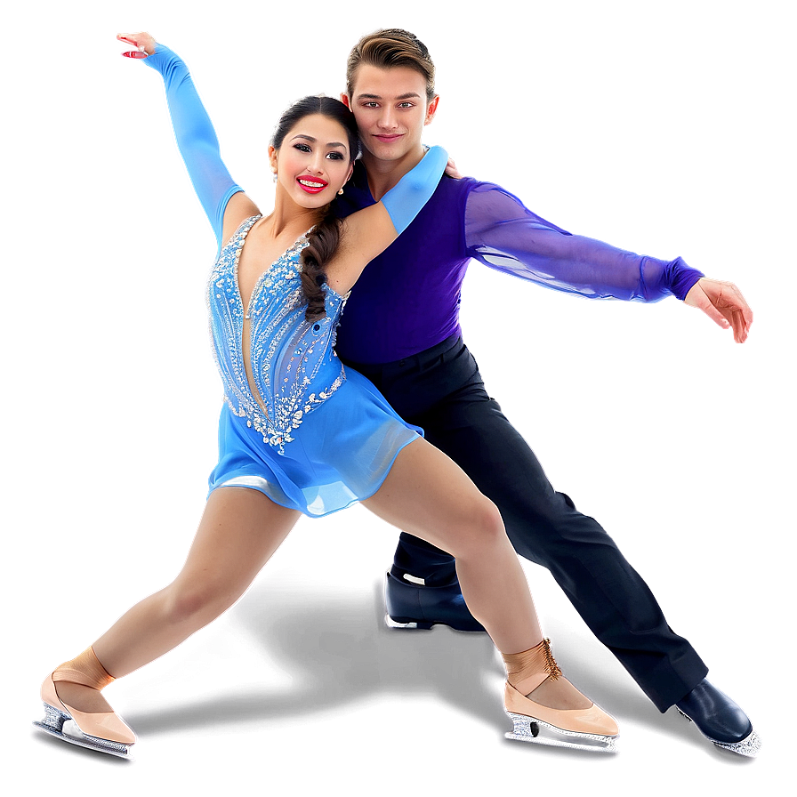 Ice Dancing Elegance Png Xox44