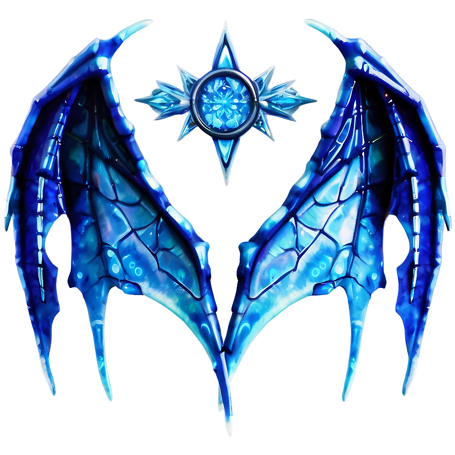 Ice Dragon Wings Image Png 85