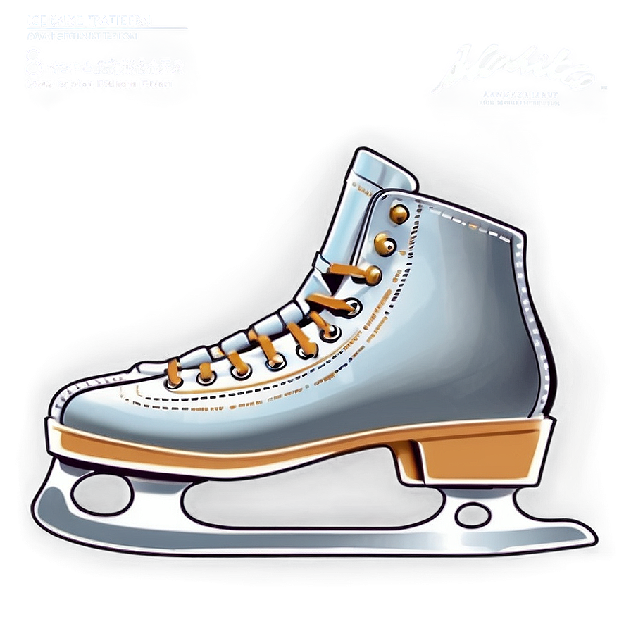 Ice Skate Pattern Png Aro