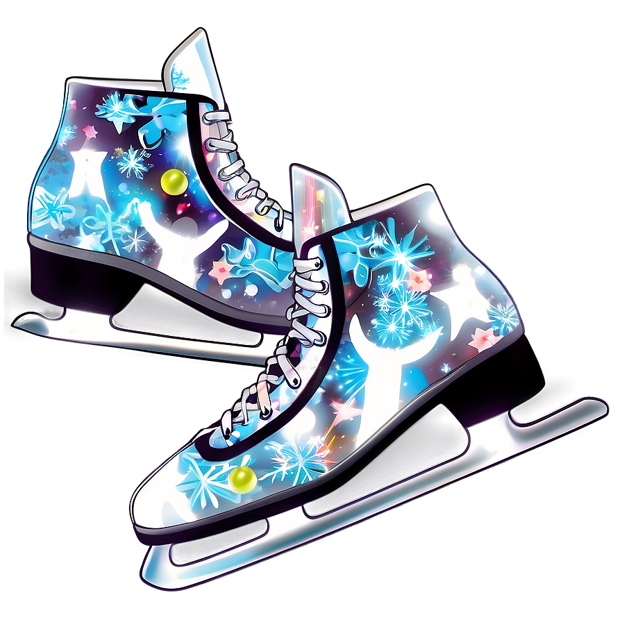 Ice Skate Print Png 06212024