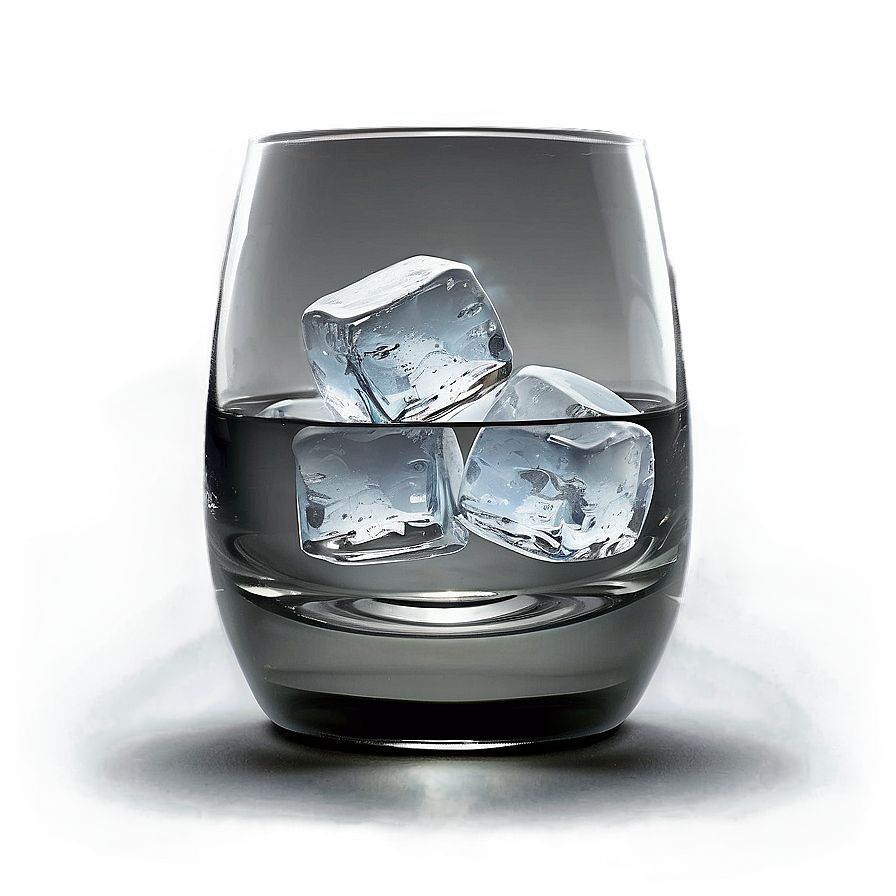 Ice Whiskey Glass Png 05032024