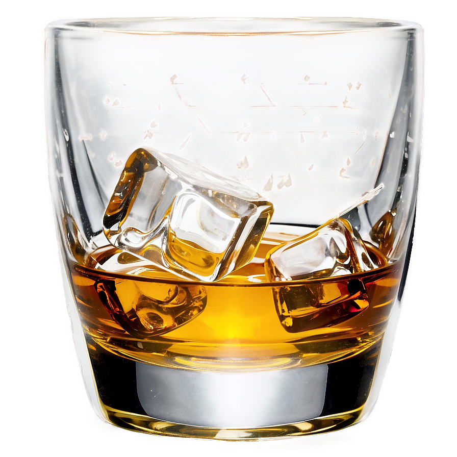 Ice Whiskey Glass Png 05032024